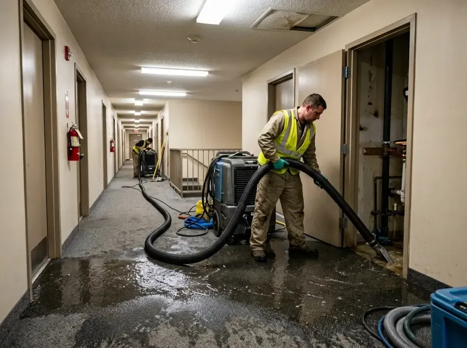 multi-unit-apartment-hallway-f-005 — frequently asked questions, Emergency Burst Pipe Water Extraction & Removal in Ogallala…